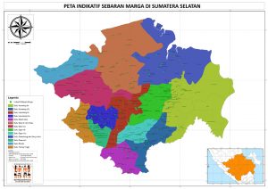 Sebaran marga yang ada di Sumatera Selatan. Sumber: AMAN Sumsel